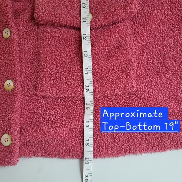 Shein Curve Pink Cropped Jacket, 3XL - Picture 8 of 12